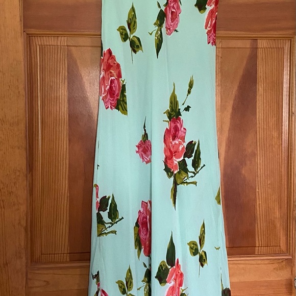 Seafoam green lined dress - Picture 4 of 5